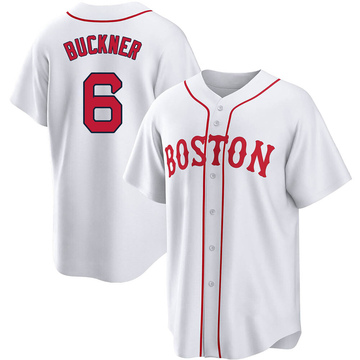 Bill Buckner Boston Red Sox Women's Backer Slim Fit T-Shirt - Ash