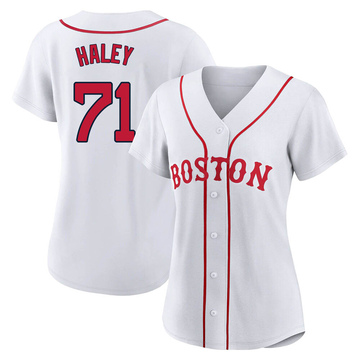 Justin Haley Boston Red Sox Women's Navy Roster Name & Number T-Shirt 