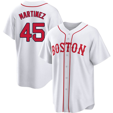 Pedro Martinez No Name Jersey - Boston Red Sox Replica Number Only Adult Home  Jersey