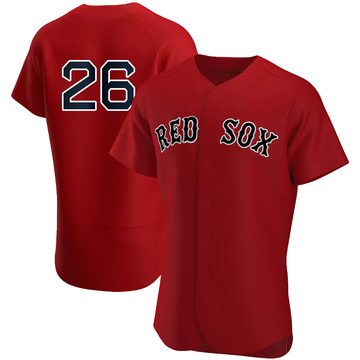 Wade Boggs Men's Authentic Boston Red Sox Red Alternate Team Jersey