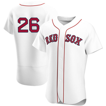 Wade Boggs Men's Authentic Boston Red Sox White Home Team Jersey