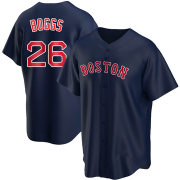 Wade Boggs Men's Replica Boston Red Sox Navy Alternate Jersey