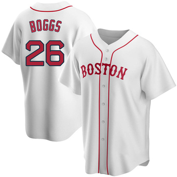 Wade Boggs Men's Replica Boston Red Sox White Alternate Jersey