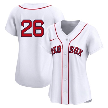 Wade Boggs Women's Limited Boston Red Sox White 2nd Home Jersey