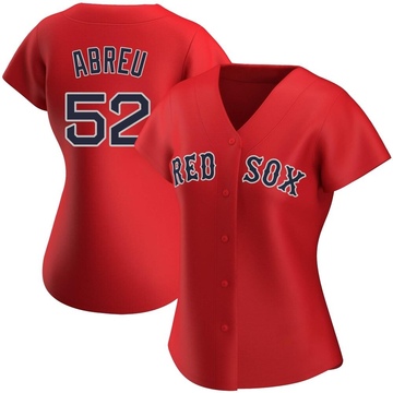 Wilyer Abreu Women's Authentic Boston Red Sox Red Alternate Jersey