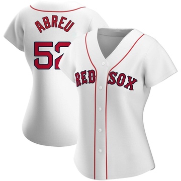 Wilyer Abreu Women's Authentic Boston Red Sox White Home Jersey