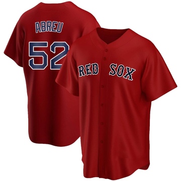 Wilyer Abreu Youth Replica Boston Red Sox Red Alternate Jersey